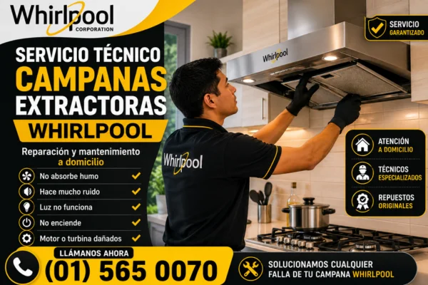 TECNICO WHIRLPOOL DE CAMPANA EXTRACTORA