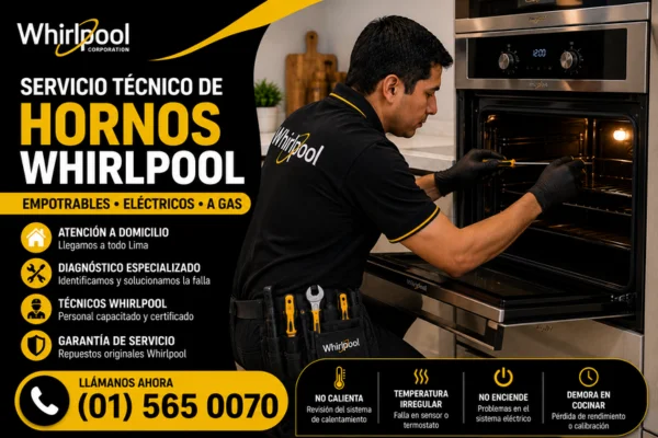 TECNICO WHIRLPOOL DE HORNO