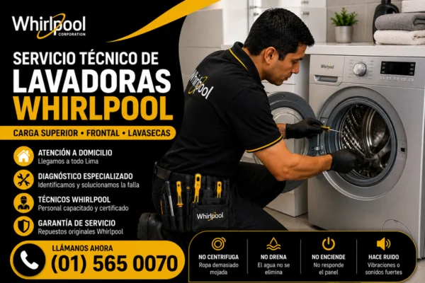 TECNICO WHIRLPOOL DE LAVADORAS