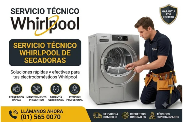Técnico Whirlpool de Secadoras