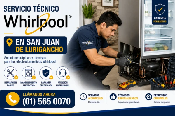 Técnico Whirlpool en San Juan de Lurigancho