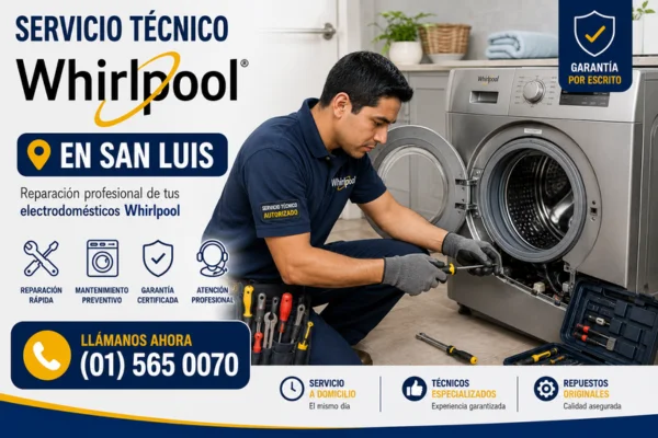 Técnico Whirlpool en San Luis