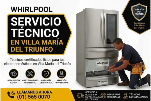Técnico Whirlpool en Villa María del Triunfo